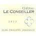Jean-Philippe Janoueix Domaines Chateau Le Conseiller 2012 Front Label