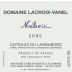 Jean-Pierre Vanel Coteaux du Languedoc Melanie 2005 Front Label