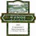 Kunde Cabernet Sauvignon 2005 Front Label