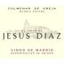 Jesus Diaz Winery Tinto 2010 Front Label