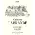 Triguedina Chateau Labrande 2008 Front Label