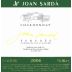 Joan Sarda Chardonnay 2006 Front Label