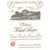 Joseph Janoueix St Emilion Chateau Haut Sarpe Grand Cru 2015 Front Label