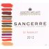 Joseph Mellot Sancerre Le Rabault Rouge 2012 Front Label