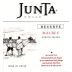 Junta Winery Reserva Malbec 2014 Front Label