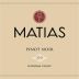 Brack Mountain Wine Company Matias Pinot Noir 2013 Front Label