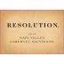 Branham Estate Wines Resolution Cabernet Sauvignon 2014 Front Label