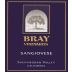 Bray Vineyards Sangiovese 2003 Front Label