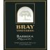 Bray Vineyards Barbera Rosato 2015 Front Label