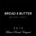 Bread & Butter Mission Ranch Vineyard Pinot Noir 2012 Front Label