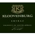 Kloovenburg Shiraz 2009 Front Label
