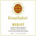 Krauthaker Merlot 2011 Front Label