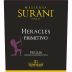 Masseria Surani Heracles Primitivo 2015 Front Label