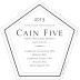 Cain Five (375ML half-bottle) 2013 Front Label