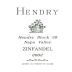 Hendry Block 28 Zinfandel 2002 Front Label
