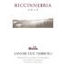 Weingut Landgraf Langhe Riccinnebbia Nebbiolo 2012 Front Label