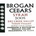 Brogan Cellars Teldeschi Vineyard Syrah 2005 Front Label