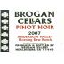 Brogan Cellars Pinot Noir 2007 Front Label