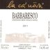 Chateau Macchore Barbaresco 2011 Front Label