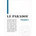 Le Paradou Viognier 2016 Front Label