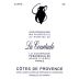 La Courtade Cotes de Provence Blanc 2010 Front Label
