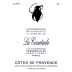 La Courtade Cotes de Provence Blanc 2014 Front Label
