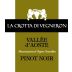 La Crotta di Vigneron Valle d' Pinot Noir Bianco 2009 Front Label