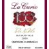 La Curio Wines The Nubile Grenache Shiraz 2008 Front Label