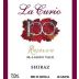 La Curio Wines Reserve Shiraz 2010 Front Label