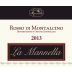 La Mannella Rosso di Montalcino 2013 Front Label