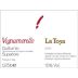 La Tosa Gutturnio Vignamorello Superiore 2010 Front Label