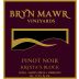 Bryn Mawr Vineyards Krista's Block Pinot Noir 2012 Front Label
