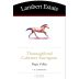 Lambert Estate Thoroughbred Cabernet Sauvignon 2012 Front Label