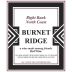 Burnet Ridge Right Bank 2013 Front Label