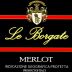 Le Borgate Lazio Merlot 2015 Front Label