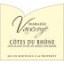 Le Cellier des Princes Cotes du Rhone Domaine Vaucroze 2014 Front Label