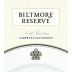 Biltmore Estate Reserve Cabernet Sauvignon 2014 Front Label
