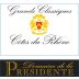 Le Domaine de la Présidente Cotes du Rhone Grands Classiques Blanc 2013 Front Label
