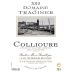 Le Domaine Du Traginer Collioure Vieilli en Foudre 2010 Front Label