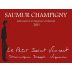 Le Petit Saint Vincent Saumur Champigny 2011 Front Label