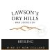Lawson's Dry Hills Riesling 2015 Front Label