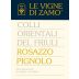 Le Vigne di Zamo Colli Orientali del Friuli Rosazzo Pignolo 2004 Front Label