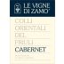 Le Vigne di Zamo Colli Orientali del Friuli Cabernet 2011 Front Label