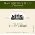 Barboursville Pinot Grigio 2016 Front Label