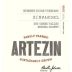 Artezin Dry Creek Zinfandel 2014 Front Label