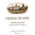 Chateau Ausone (stained label) 2001 Front Label