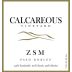 Calcareous Vineyard ZSM 2014 Front Label