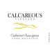 Calcareous Vineyard Cabernet Sauvignon 2012 Front Label