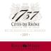 Les Vignerons de Roquemaure Cotes du Rhone Cuvee1737 2009 Front Label