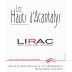 Les Vignerons de Tavel Lirac Les Hauts d'Acantalys 2009 Front Label